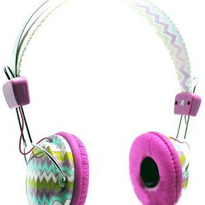 Purple Navajo Stereo Headphones
